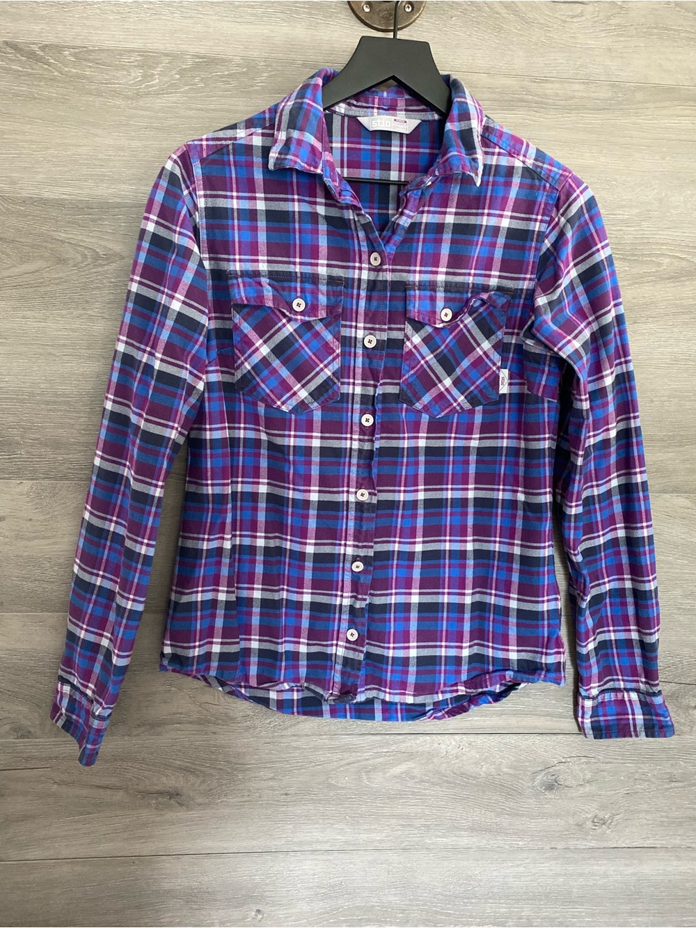 Stio Organic Cotton Structured Flannel Top
